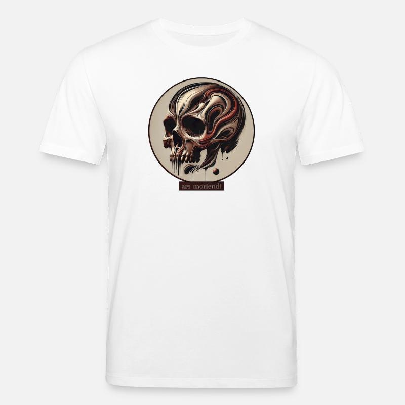 Ars moriendi Schädel - Stanley/Stella Unisex Bio-T-Shirt CREATOR  - Weiß