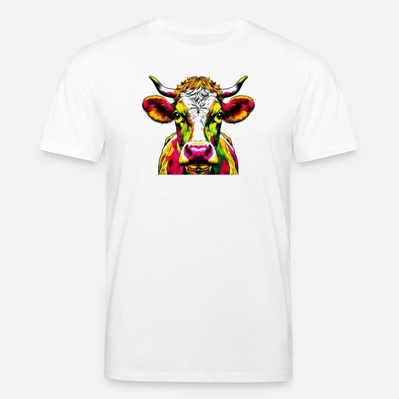 Kuh - Stanley/Stella Unisex Bio-T-Shirt CREATOR  - Weiß