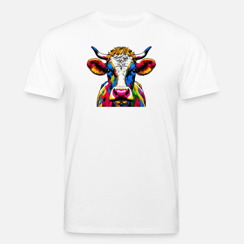 Vache - T-shirt bio CREATOR Stanley/Stella Unisexe - blanc