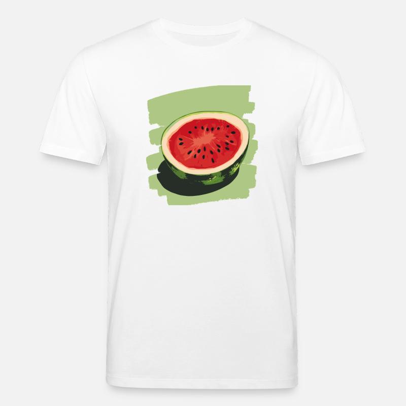 Pastèque - T-shirt bio CREATOR Stanley/Stella Unisexe - blanc