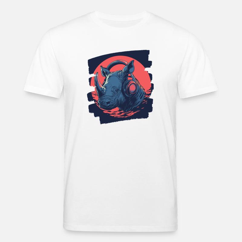 Nashorn - Stanley/Stella Unisex Bio-T-Shirt CREATOR  - Weiß