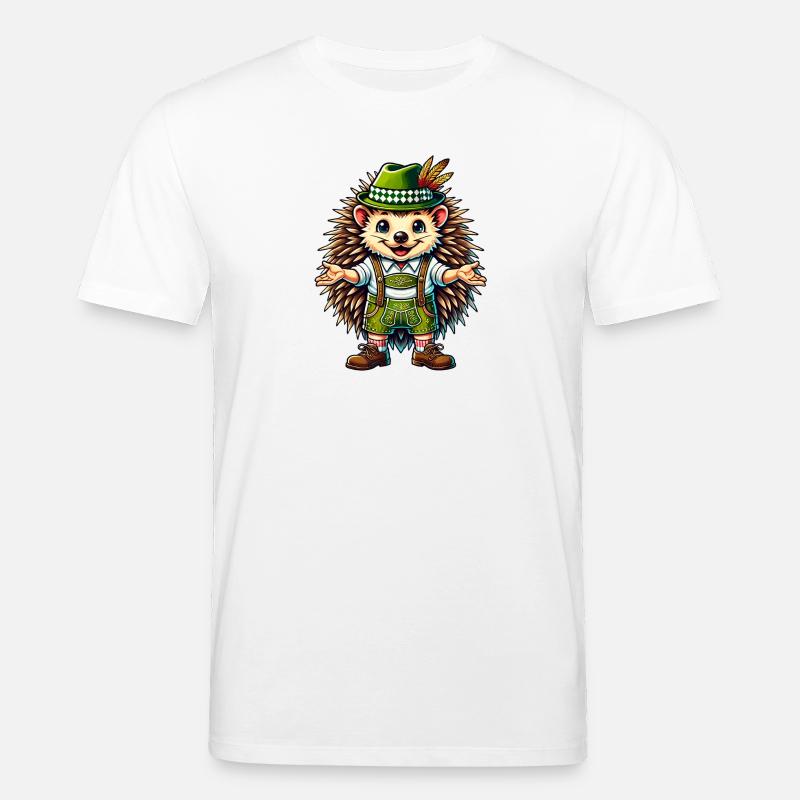 Bayerischer Igel - Stanley/Stella Unisex Bio-T-Shirt CREATOR  - Weiß