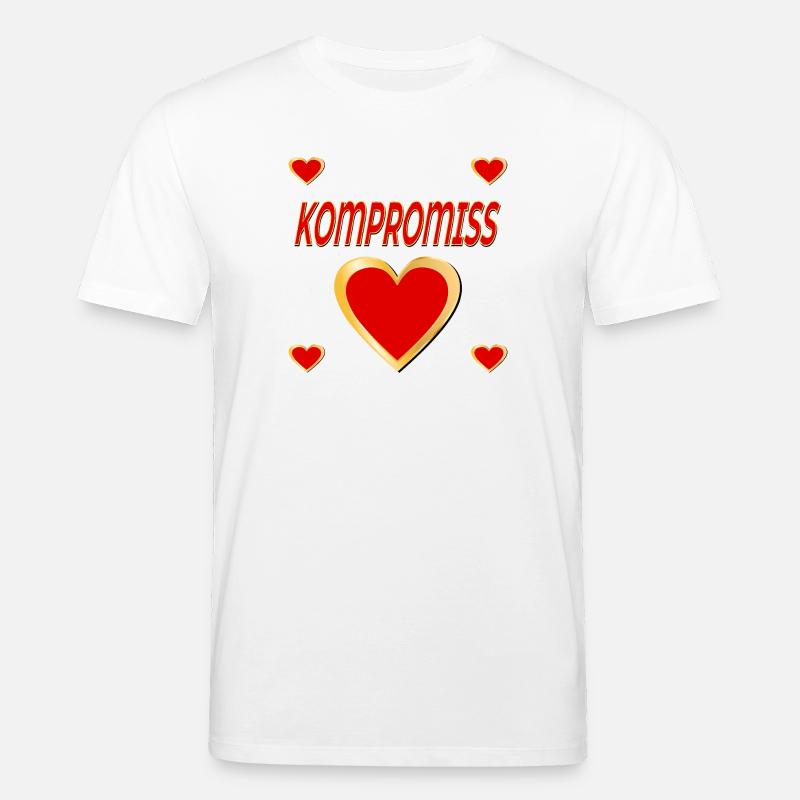 HERZ KOMPROMISS - Stanley/Stella Unisex Bio-T-Shirt CREATOR  - Weiß