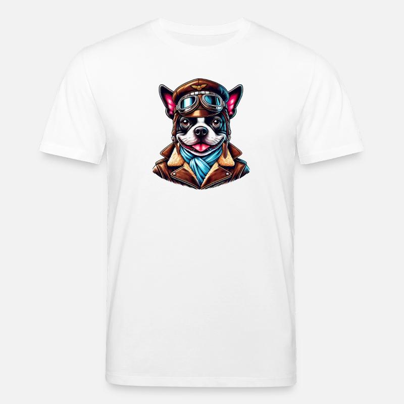 Bostie Pilot Design - Stanley/Stella Unisex Bio-T-Shirt CREATOR  - Weiß