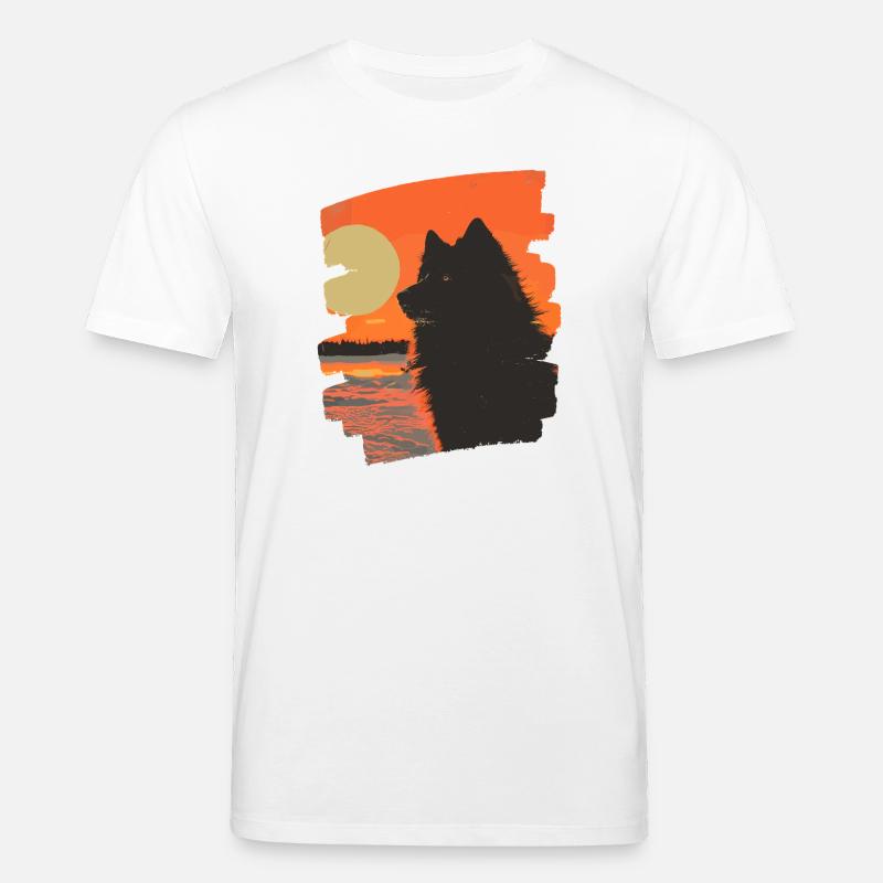 Finnischer Lapphund - Stanley/Stella Unisex Bio-T-Shirt CREATOR  - Weiß