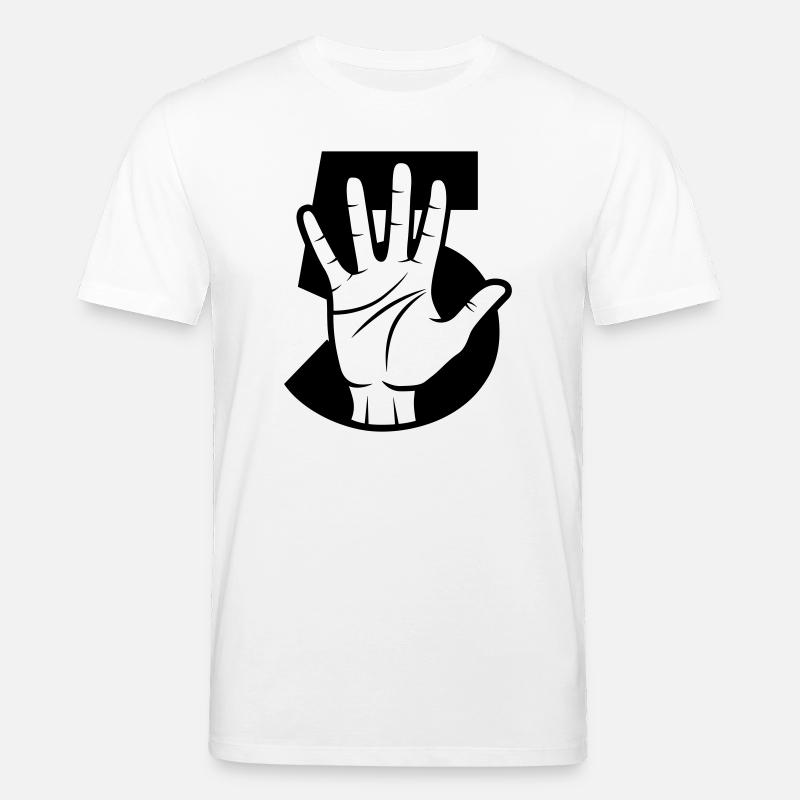 Gib mir 5 - schlag ein - Stanley/Stella Unisex Bio-T-Shirt CREATOR  - Weiß