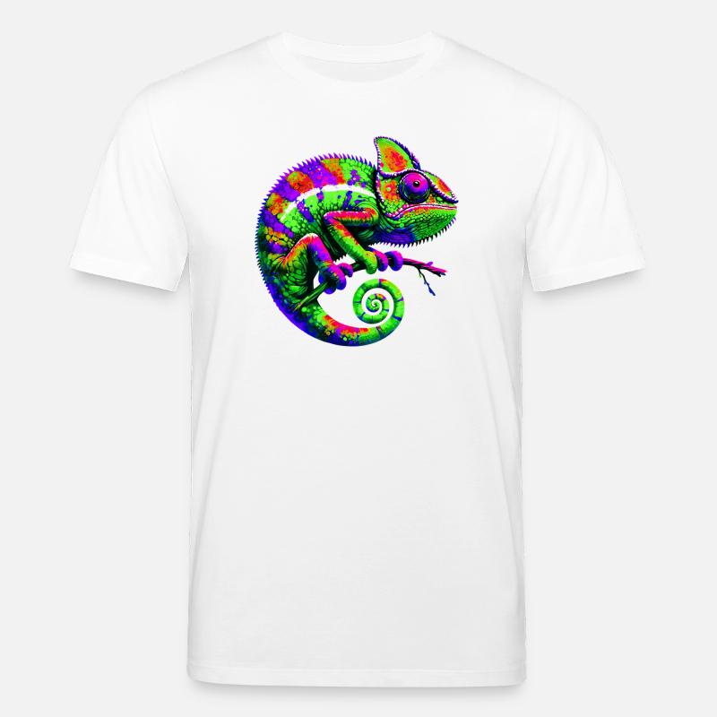 Chamäleon - Stanley/Stella Unisex Bio-T-Shirt CREATOR  - Weiß