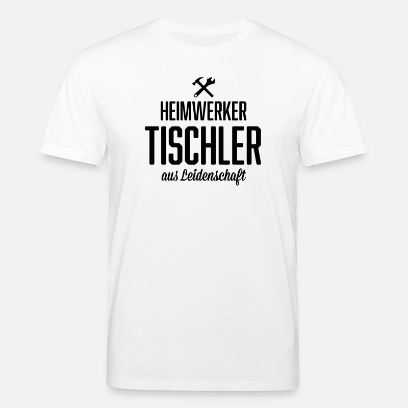 Heimwerker Tischler - Stanley/Stella Unisex Bio-T-Shirt CREATOR  - Weiß