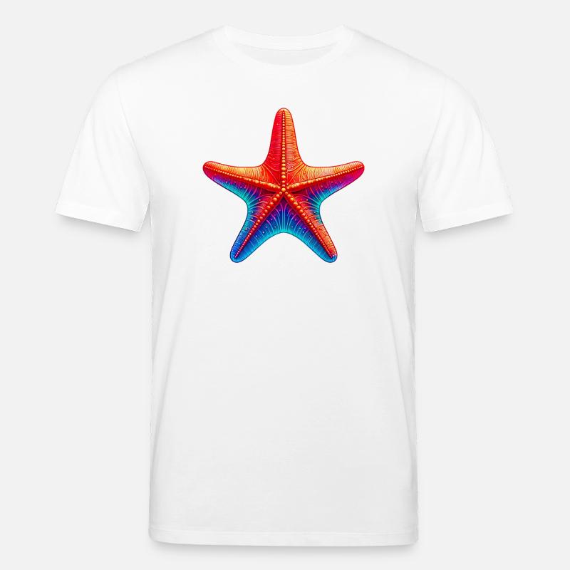Seestern - Stanley/Stella Unisex Bio-T-Shirt CREATOR  - Weiß
