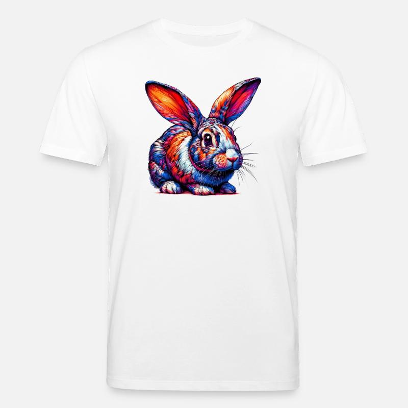 Kaninchen - Stanley/Stella Unisex Bio-T-Shirt CREATOR  - Weiß