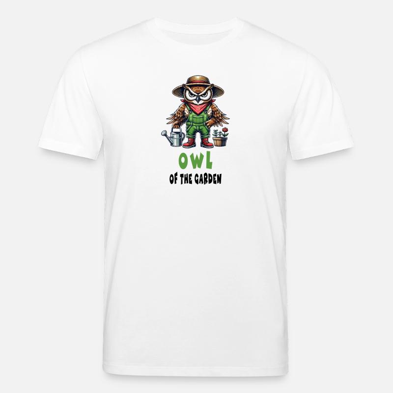 Eule des Gartens Design - Stanley/Stella Unisex Bio-T-Shirt CREATOR  - Weiß