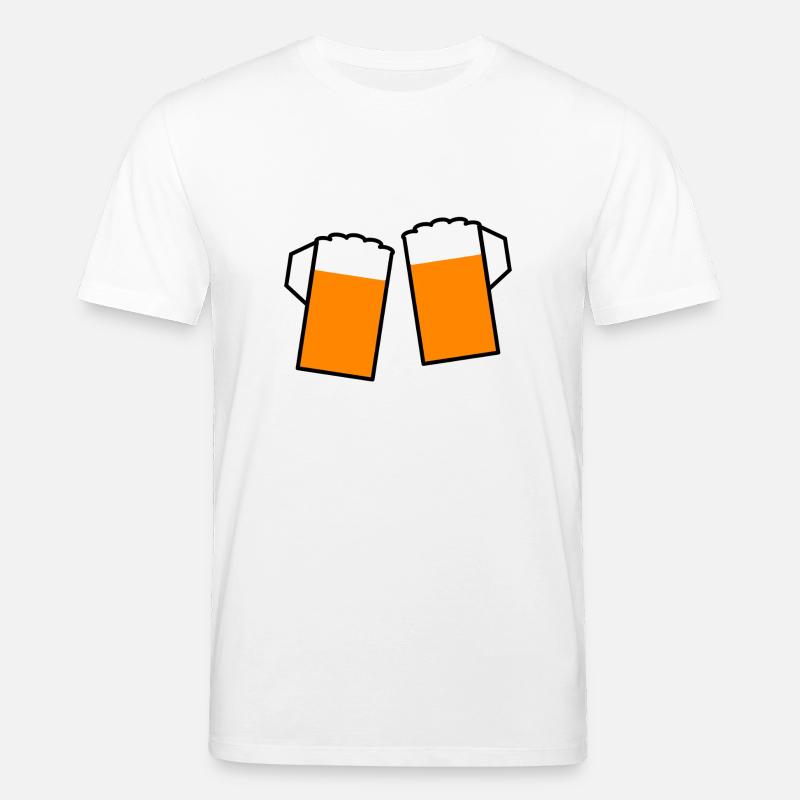 Biergläser Prost Bierglas - Stanley/Stella Unisex Bio-T-Shirt CREATOR  - Weiß