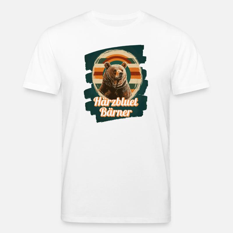 Härzbluetbärner Bärner Berner Härzbluetberner - Stanley/Stella Unisex Bio-T-Shirt CREATOR  - Weiß
