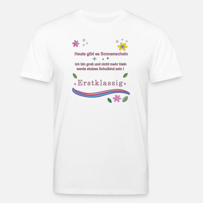 Schulkind Erstklassig - Stanley/Stella Unisex Bio-T-Shirt CREATOR - Weiß