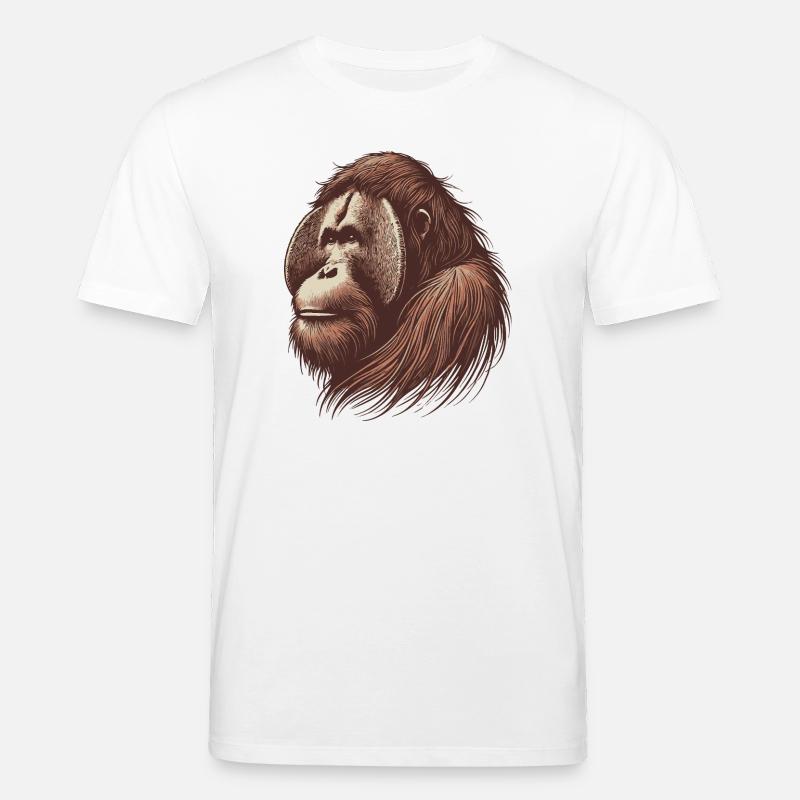 Orang Utan - Stanley/Stella Unisex Bio-T-Shirt CREATOR  - Weiß