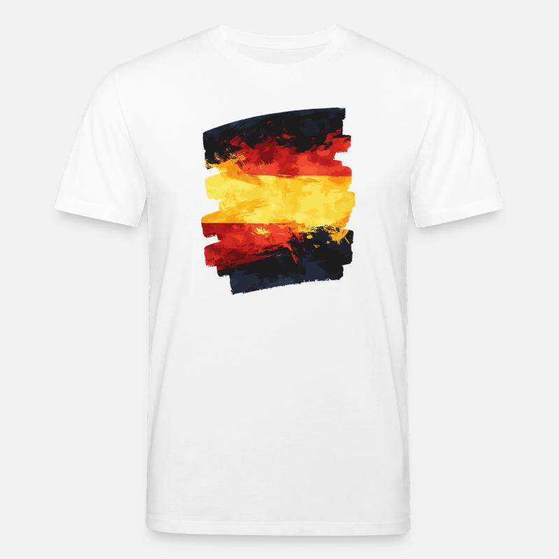 Spanische Flagge Spanien - Stanley/Stella Unisex Bio-T-Shirt CREATOR  - Weiß