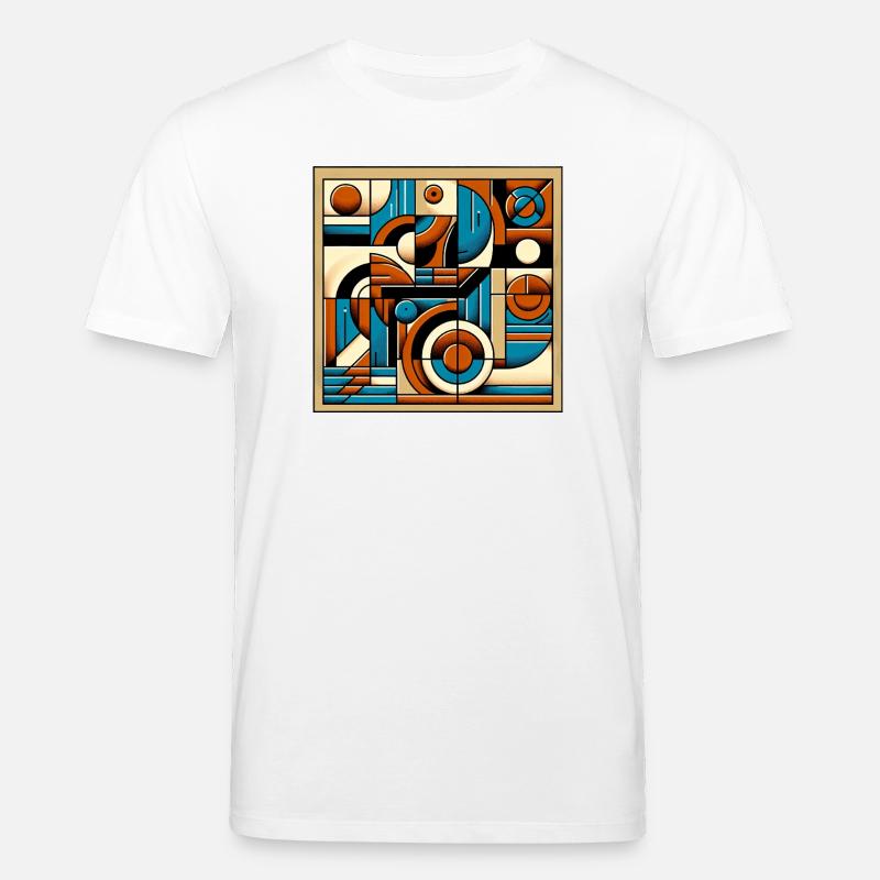 Retro Muster - Stanley/Stella Unisex Bio-T-Shirt CREATOR  - Weiß
