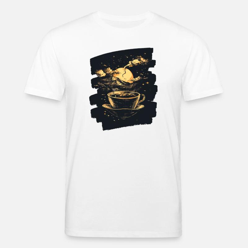Café Café Amateurs de café - T-shirt bio CREATOR Stanley/Stella Unisexe - blanc