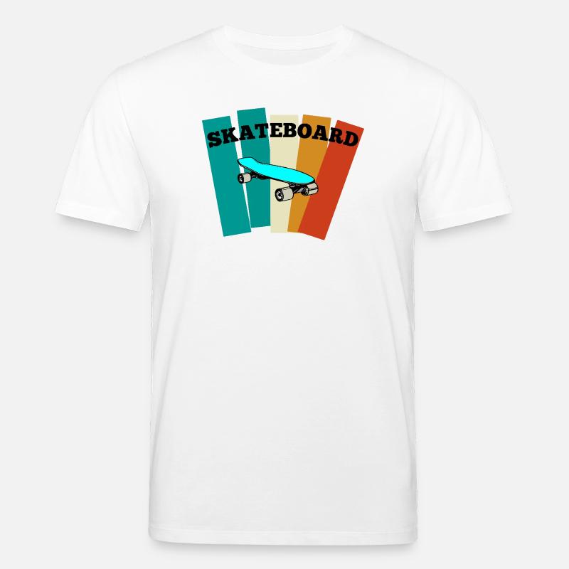 Skateboard - Stanley/Stella CREATOR Unisex Organic T-Shirt - white