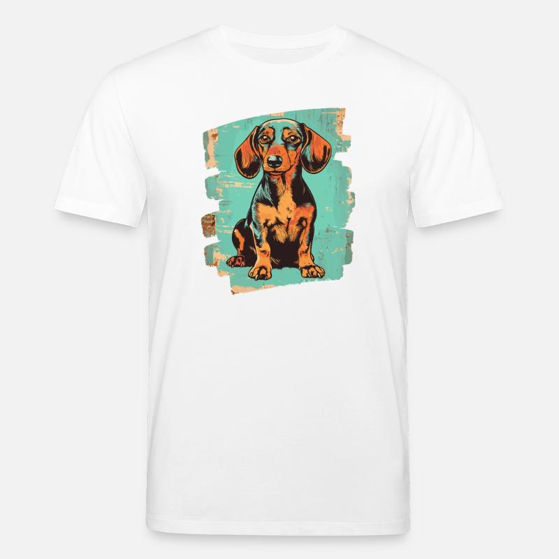 Dackel Dachshund - Stanley/Stella Unisex Bio-T-Shirt CREATOR - Weiß