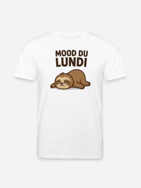 mood du lundi - T-shirt bio CREATOR Stanley/Stella Unisexe - blanc
