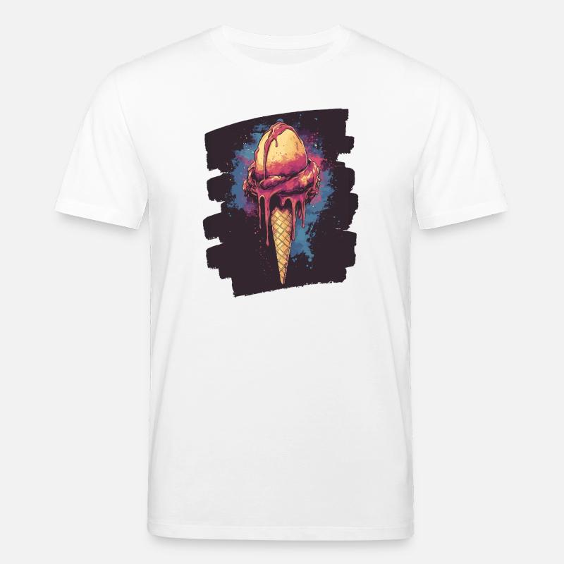 Eiscreme Eis - Stanley/Stella Unisex Bio-T-Shirt CREATOR  - Weiß