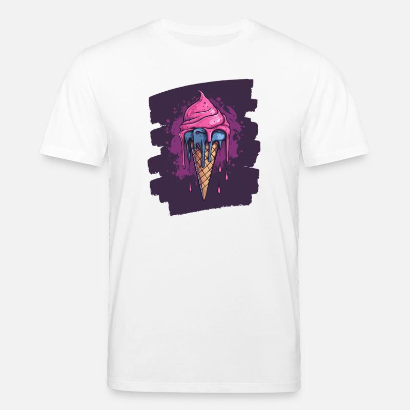 Eiscreme Eis - Stanley/Stella Unisex Bio-T-Shirt CREATOR  - Weiß