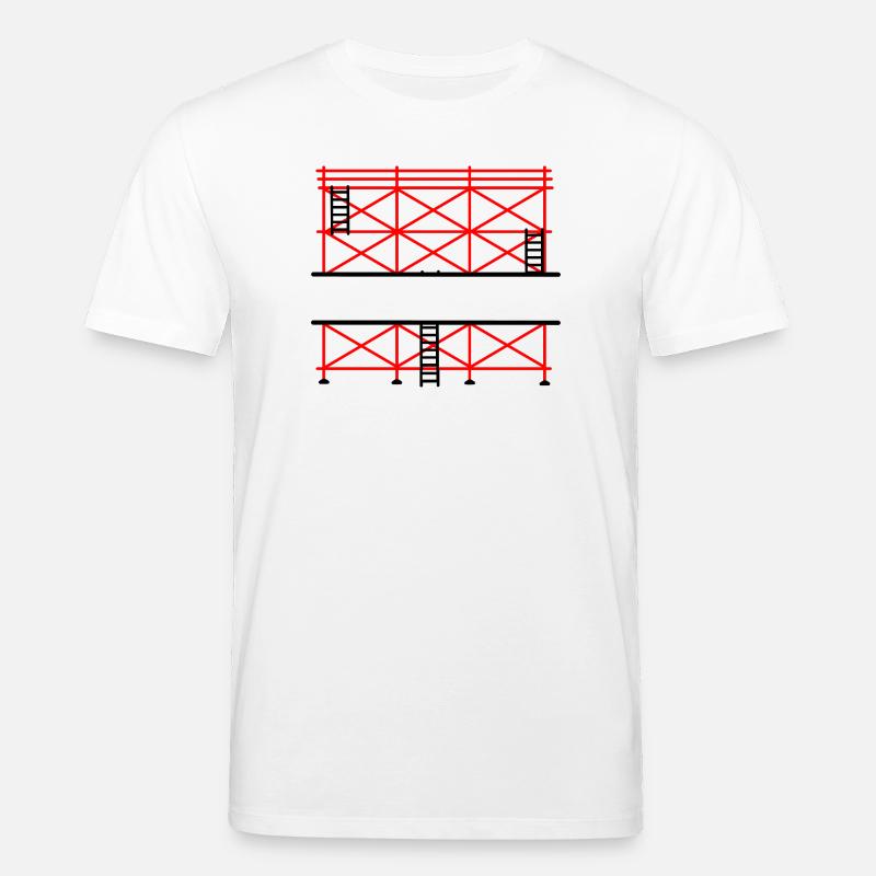 Bannière d’échafaudage pour constructeur d’échafaudages - T-shirt bio CREATOR Stanley/Stella Unisexe - blanc