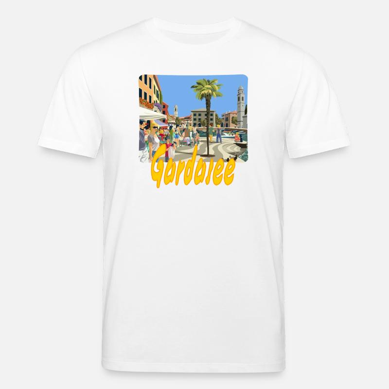 Gardasee - Stanley/Stella Unisex Bio-T-Shirt CREATOR  - Weiß