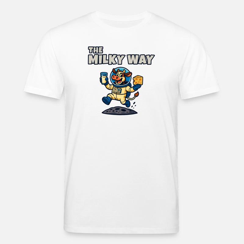 Die Milchstraße – Ko Astronaut - Stanley/Stella Unisex Bio-T-Shirt CREATOR  - Weiß