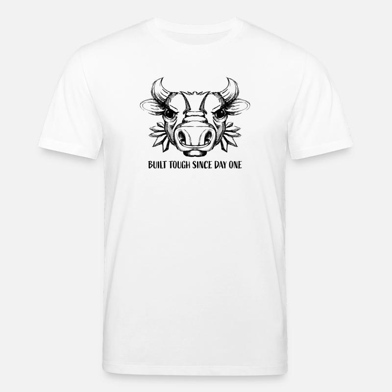 Stierkopf - Stanley/Stella Unisex Bio-T-Shirt CREATOR  - Weiß
