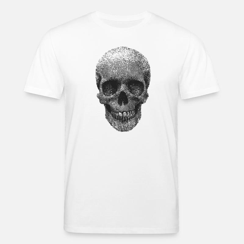 Fingerprint Skull - Stanley/Stella Unisex Bio-T-Shirt CREATOR  - Weiß