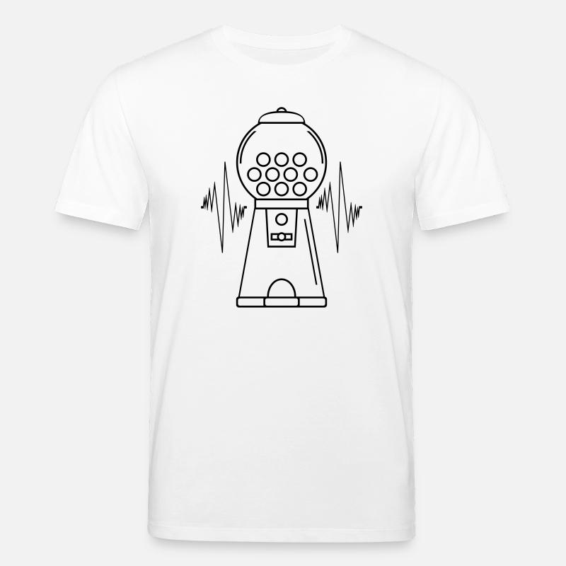 Machine à chewing-gum Puls - T-shirt bio CREATOR Stanley/Stella Unisexe - blanc