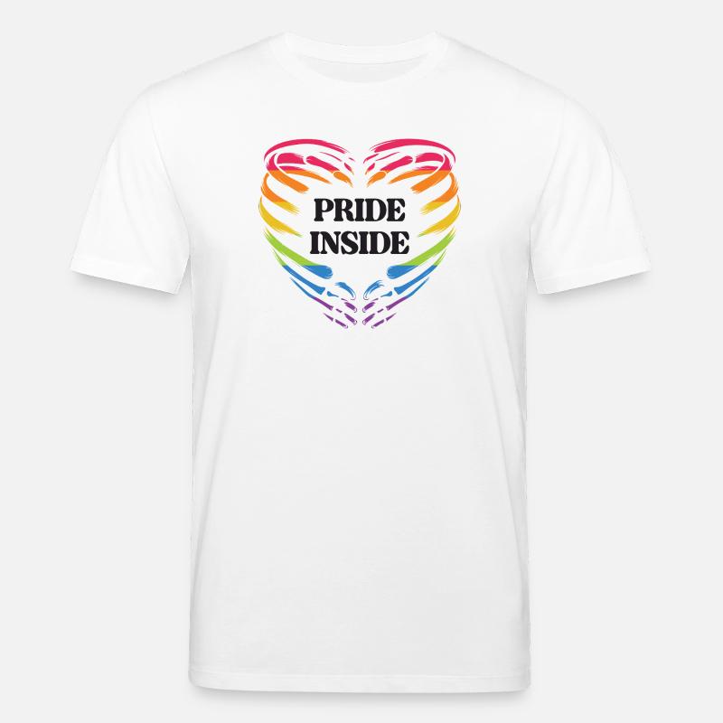 LGBT Pride Monat - Pride Inside - Stanley/Stella Unisex Bio-T-Shirt CREATOR  - Weiß