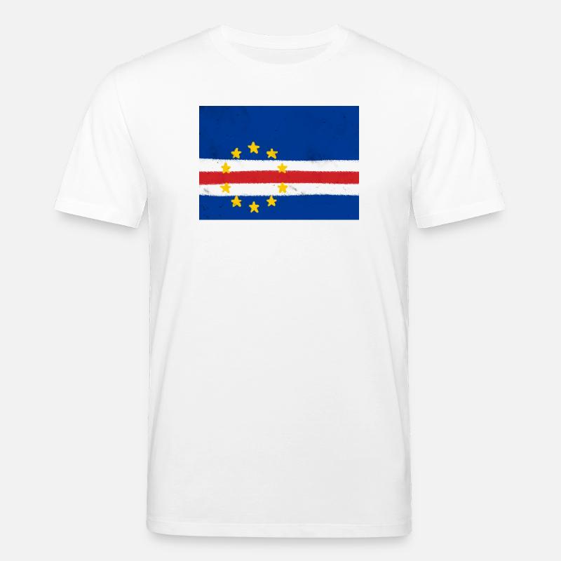 Drapeau du Cap-Vert - T-shirt bio CREATOR Stanley/Stella Unisexe - blanc