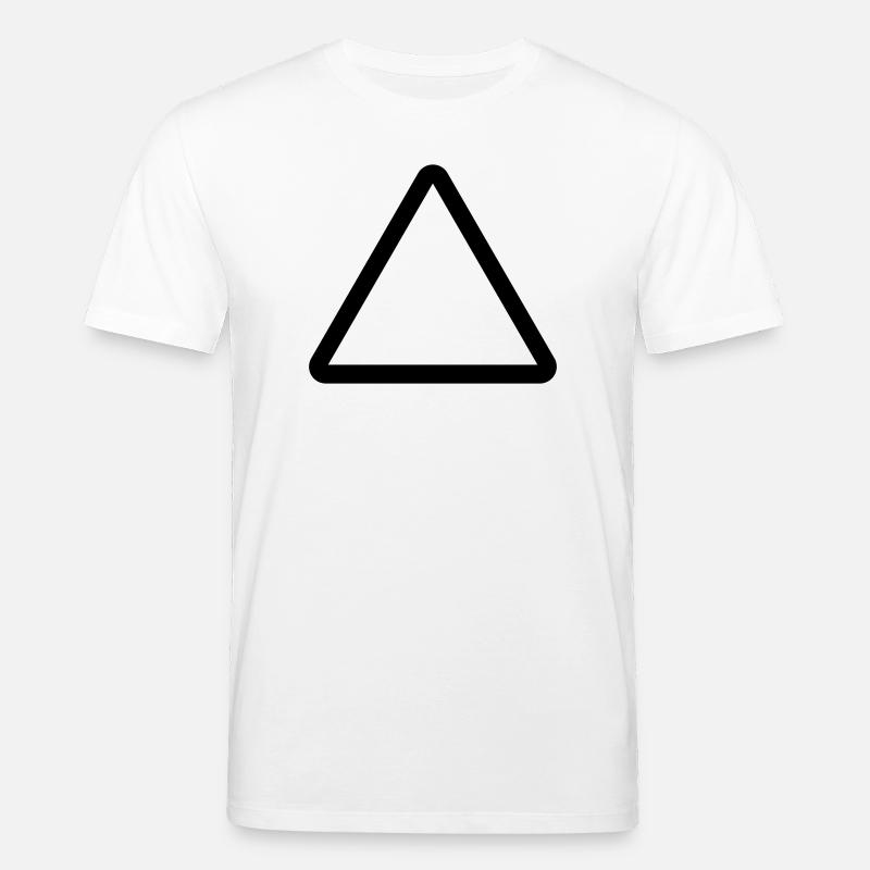 Baustelle, Warnschild Vorlage, Danger Warning - Stanley/Stella Unisex Bio-T-Shirt CREATOR  - Weiß