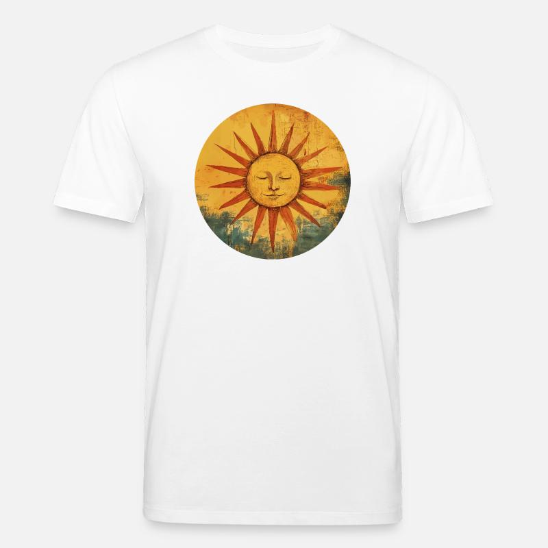 Sonne - Stanley/Stella Unisex Bio-T-Shirt CREATOR  - Weiß