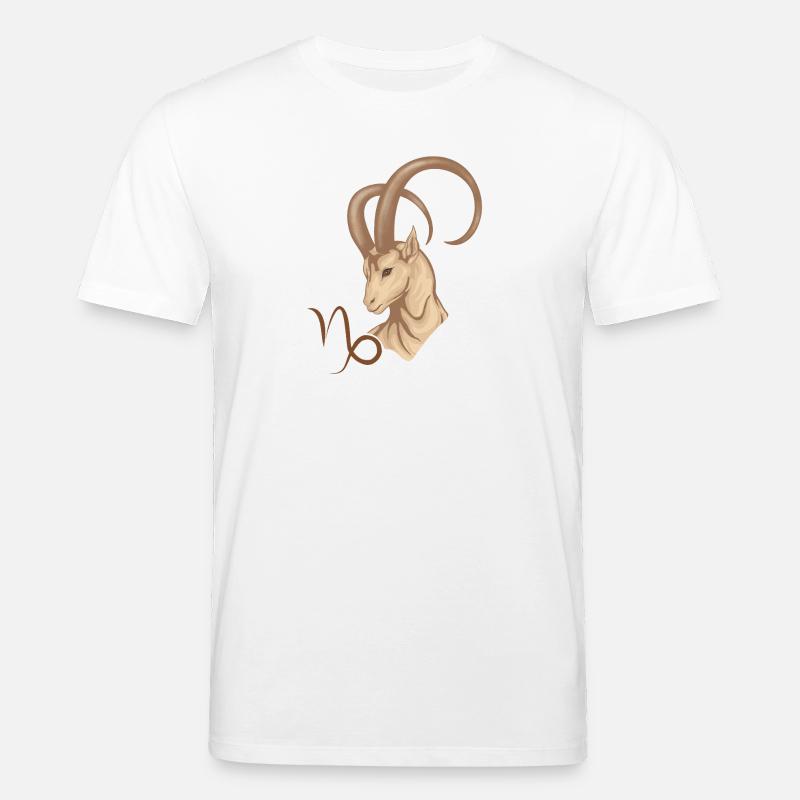 Sternzeichen Steinbock - Stanley/Stella Unisex Bio-T-Shirt CREATOR  - Weiß