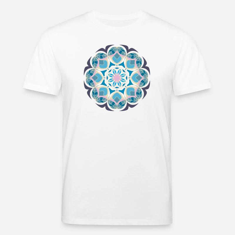 Beach day Mandala - Stanley/Stella Unisex Bio-T-Shirt CREATOR  - Weiß