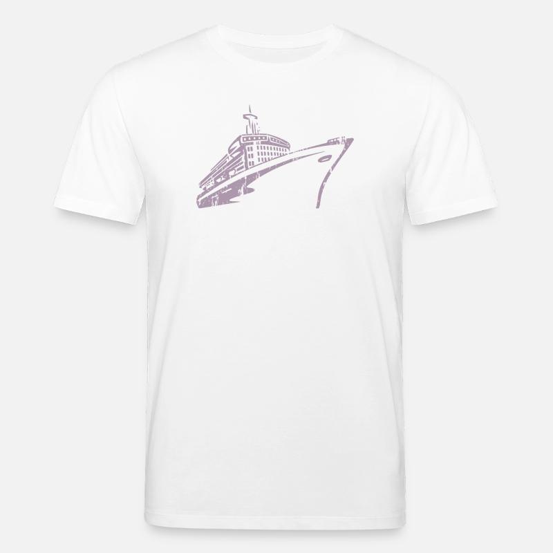 Kreuzfahrtschiff Kreuzfahrt Schiff Luxus - Stanley/Stella Unisex Bio-T-Shirt CREATOR  - Weiß