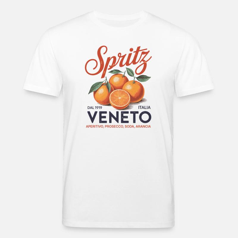 Aperitivo au coucher du soleil - T-shirt bio CREATOR Stanley/Stella Unisexe - blanc