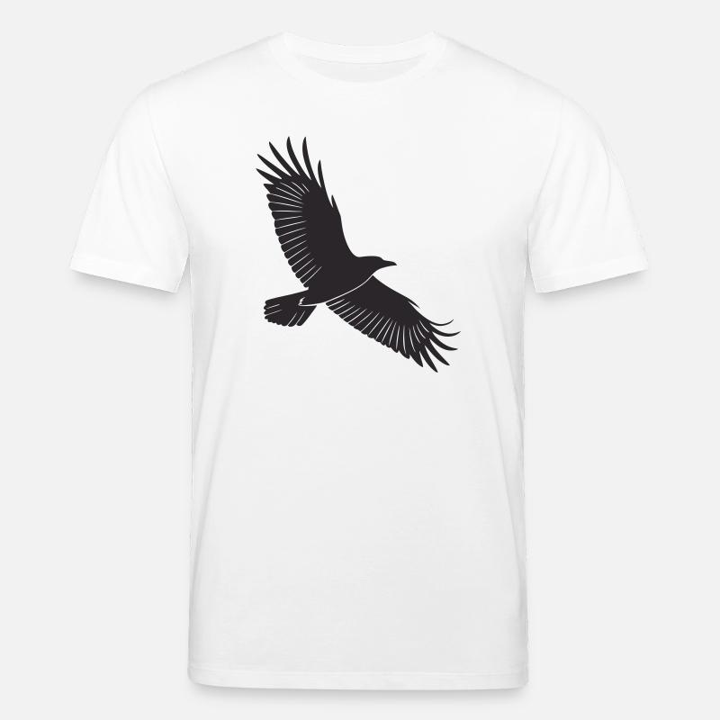 Conception de silhouette d’oiseau gracieuse - T-shirt bio CREATOR Stanley/Stella Unisexe - blanc