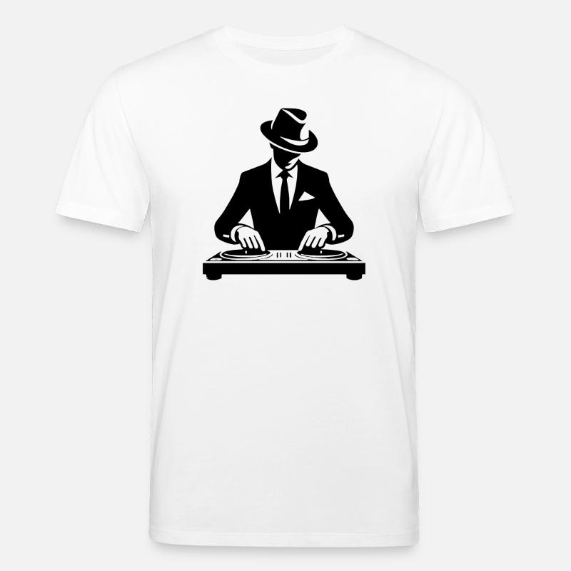 Abstraktes T-Shirt mit kosmischem Muster - Stanley/Stella Unisex Bio-T-Shirt CREATOR  - Weiß