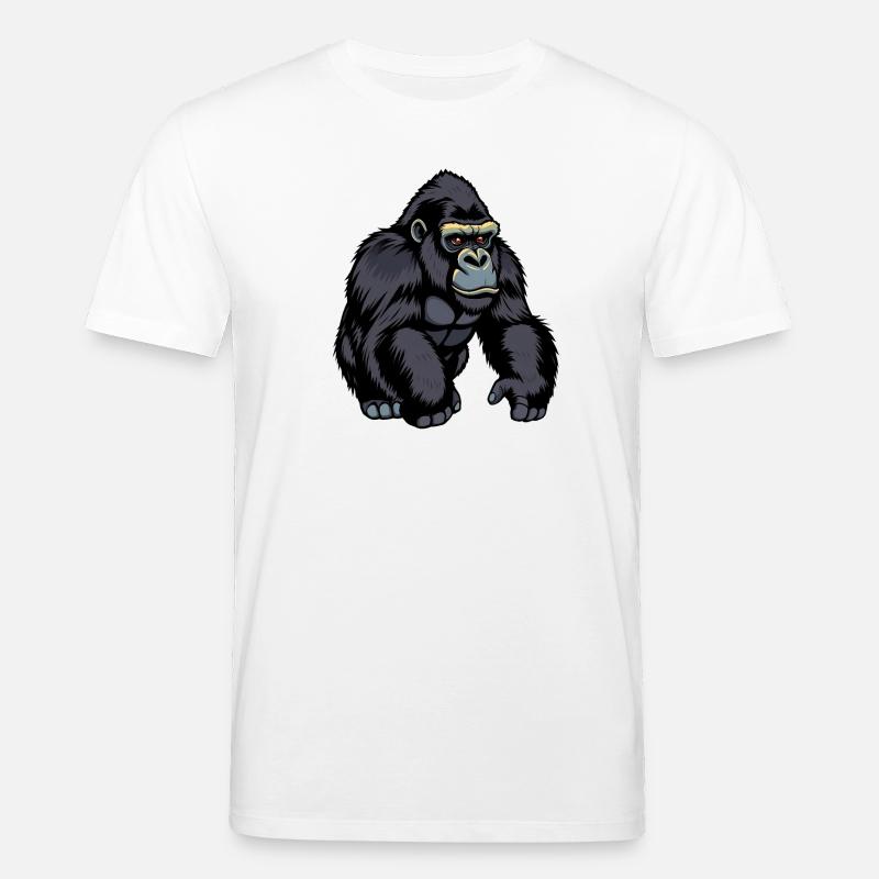 Gorilla - Stanley/Stella Unisex Bio-T-Shirt CREATOR  - Weiß