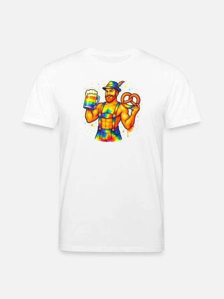 pride bavarian - Stanley/Stella Unisex Bio-T-Shirt CREATOR - Weiß