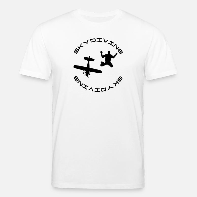Skydiver - Stanley/Stella Unisex Bio-T-Shirt CREATOR  - Weiß