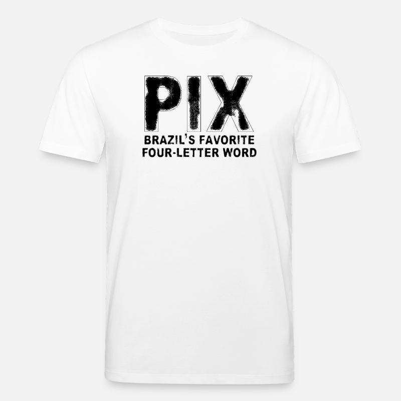 PIX - Wort mit vier Buchstaben - Stanley/Stella Unisex Bio-T-Shirt CREATOR - Weiß