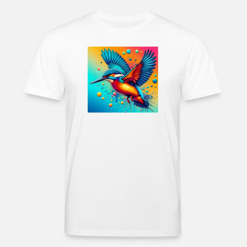Eisvogel - Stanley/Stella Unisex Bio-T-Shirt CREATOR  - Weiß