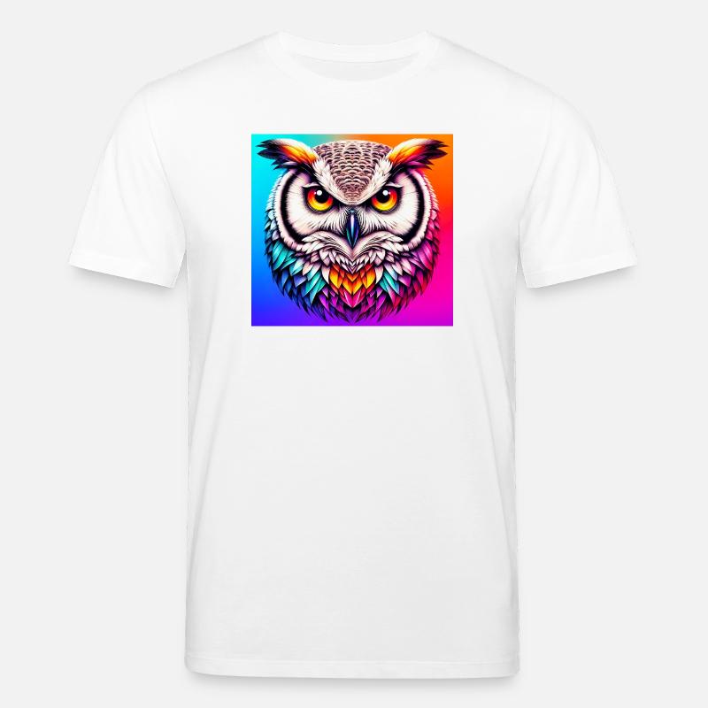Eule - Stanley/Stella Unisex Bio-T-Shirt CREATOR  - Weiß