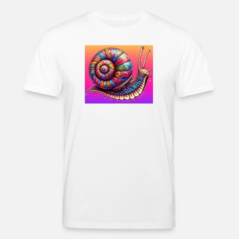 Escargot - T-shirt bio CREATOR Stanley/Stella Unisexe - blanc